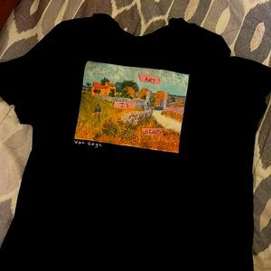 Black Van Gogh Shirt from Forever21